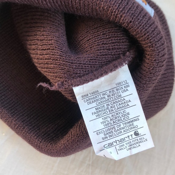 Maroon WOMANS New Carhartt Watch hat beanie NEW - Picture 5 of 6